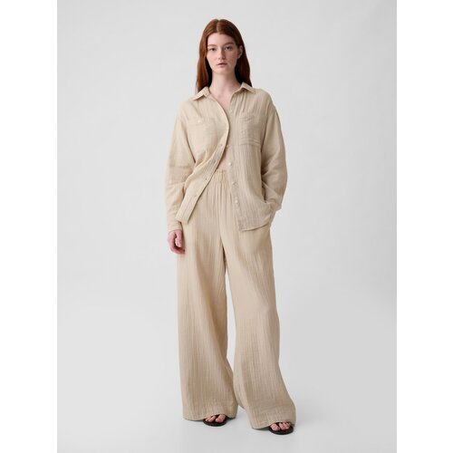 GAP Muslin Wide Leg Trousers - Women Slike