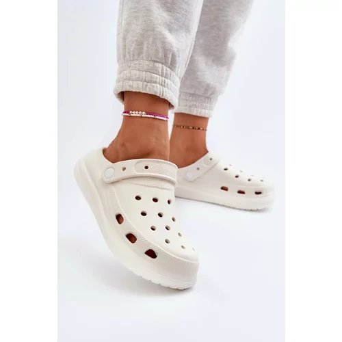 Kesi Women's foam slippers white Ilariana