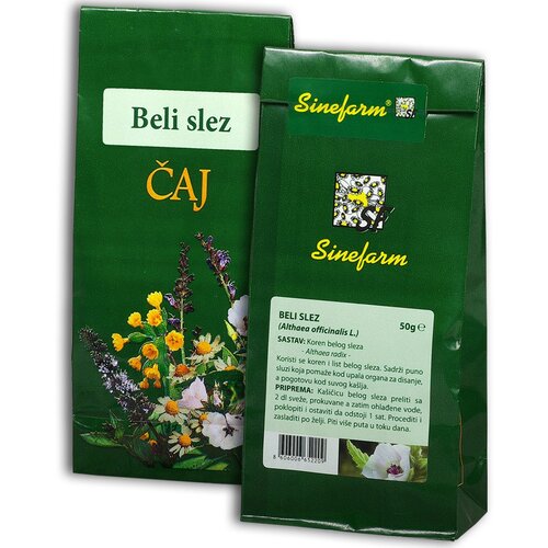 Sinefarm Čaj od belog sleza 50 g Slike