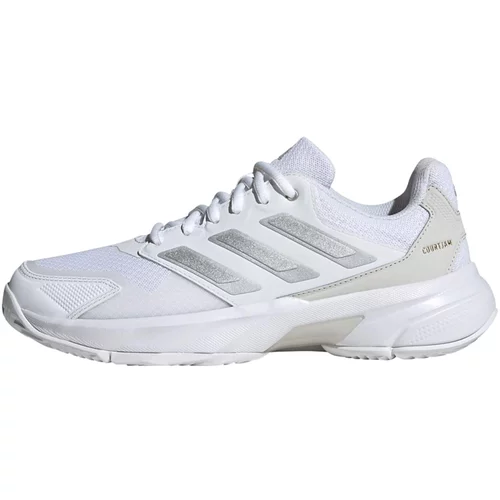 Adidas Športni čevelj 'CourtJam Control 3' svetlo siva / srebrna / bela