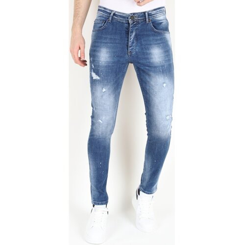 Mario Morato Kavbojke slim 148659378 Modra Cene