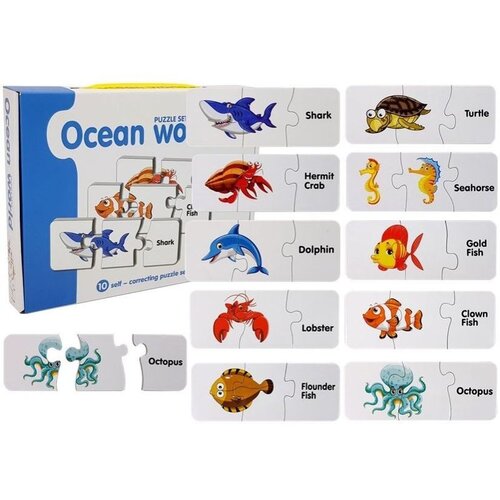  Edukativne puzzle - oceanske životinje na engleskom Cijene