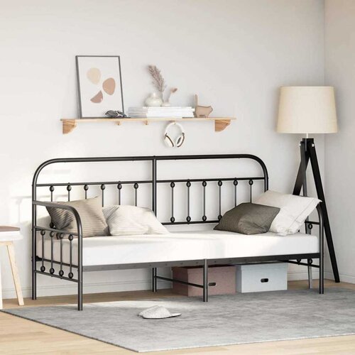  Krevet na kat Crna 75 x 190 cm Čelik s prahom premazan Cene