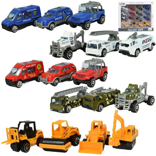Magic Toys Model avtomobila: Javna služba 16-delni re&scaron;ilec, gasilec, voja&scaron;ki in delovni stroj. Cene