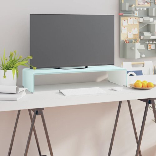 The Living Store Stojalo za TV / ekran stekleno zeleno 70x30x13 cm - TV Stojalo, (21493898) Slike