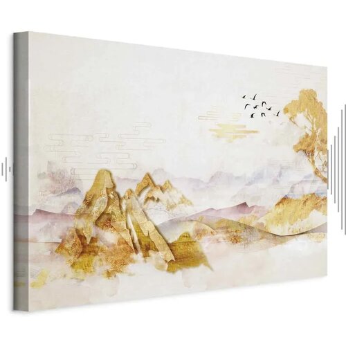  Slika - Golden Mountains (1 Part) Wide 60x40 Cene