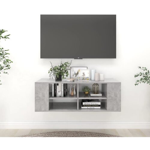  Zidni TV ormarić boja betona 102 x 35 x 35 cm konstruirano drvo Cene