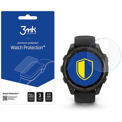 3mk garmin fenix ​​​​8 solar/sapphire 47MM - watch protection flexibleglass, (5000019436) Slike