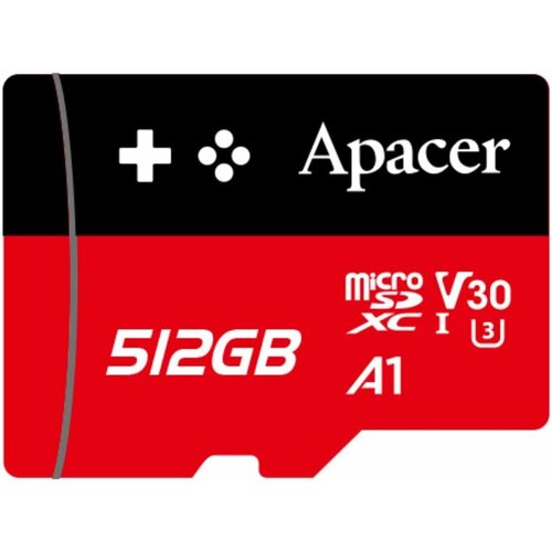 Apacer spominska kartica microSD XC Class 30 Gaming, 512GB, Cene