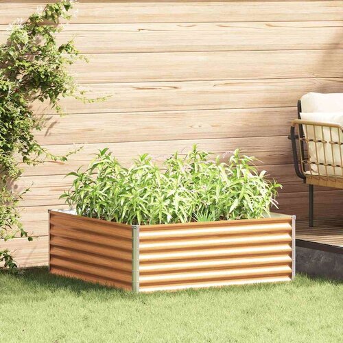  Vrtna visoka greda 98 x 100 x 36 cm Cinkana jeklena, (5000287806) Cene