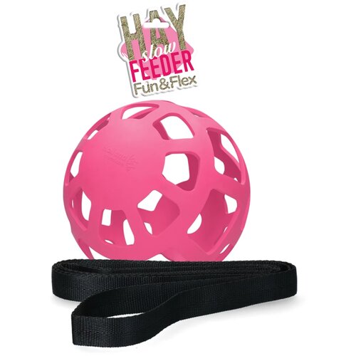 Hofman Animal Care Žoga za seno 'Hay Slow Feeder Fun & Flex' - Roza Cene
