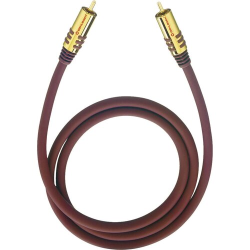 Oehlbach cinch avdio priključni kabel [1x mo&scaron;ki cinch konektor - 1x mo&scaron;ki cinch konektor] 8.00 m bordo rdeča pozlačeni konektorji NF Sub, (20432131) Cene