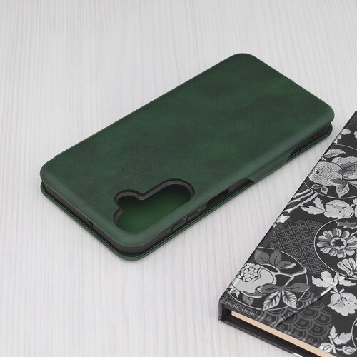 Techsuit Safe Wallet Plus preklopna futrola za Samsung Galaxy A25 5G &amp;ndash; tamno zelena Slike