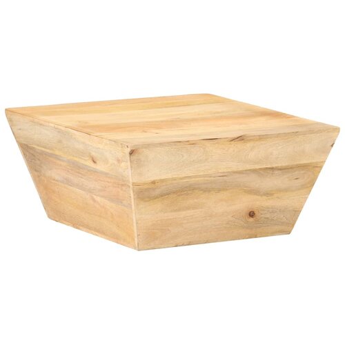  Stolić za kavu V-oblika 66 x 66 x 30 cm od masivnog drva manga Slike