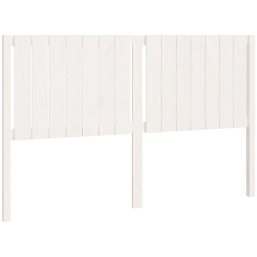 Maison Chic posteljno vzglavje - vzglavna omarica - nočna omarica belo 165,5x4x100 cm trdna borovina, (21706169) Slike