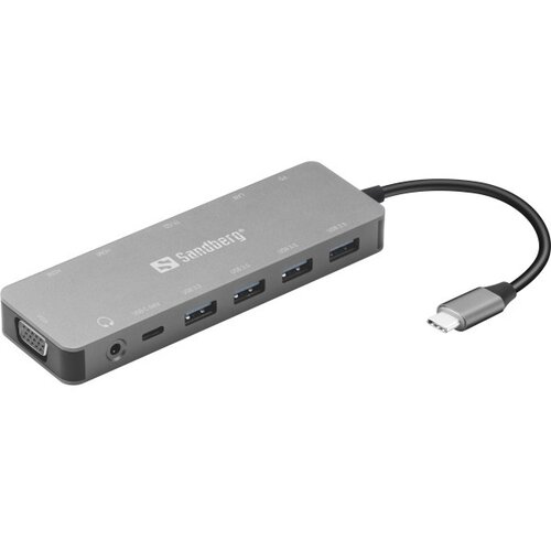 Sandberg USB-C hub razdelilnik, 13-v-1 Cene