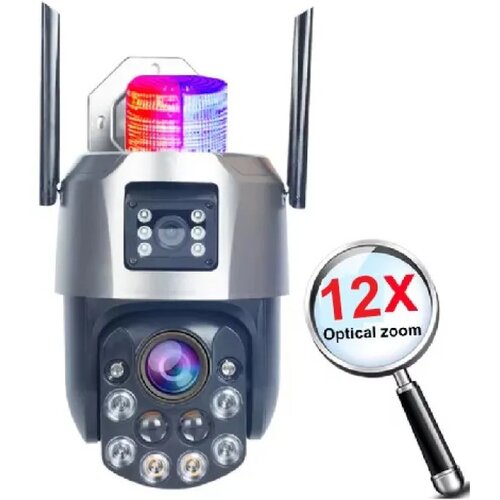  CAM-IP6MP-EP5-12X zoom gmb kamera 6 mpix microsd icsee xmeye pro app two-way voice ptz ip66,2x3.6mm Cene