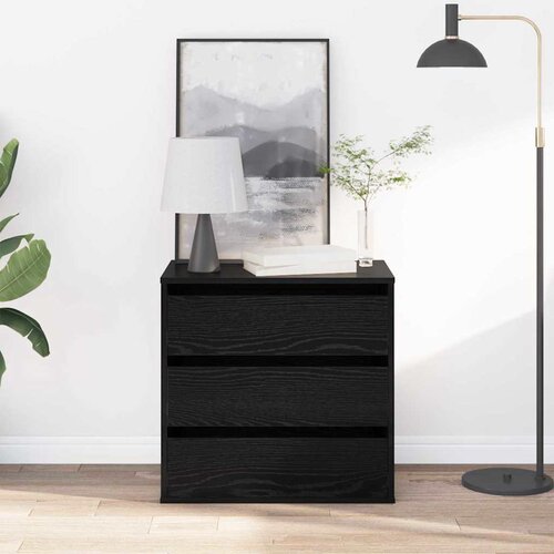  Ormar s ladicama Crna 61 x 41 x 58 cm Konstruirano drvo Cene