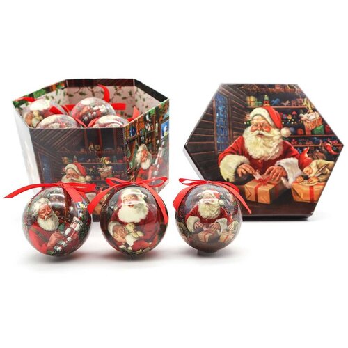  Novogodišnje kugle deda mraz/ poklon set 1/ 14kom Cene