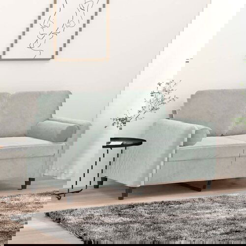 VidaXL Ukrasni jastuci 2 kom svjetlosivi &amp;Oslash; 15 x 50 cm bar&amp;scaron;unasti Slike