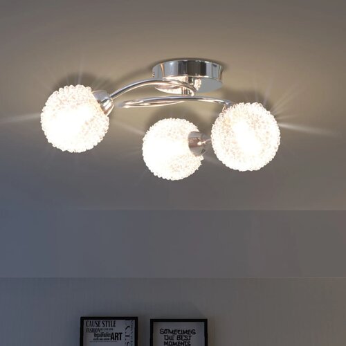 vidaXL Stropna svetilka s 3 LED žarnicami G9 120 W, (21021110) Cene