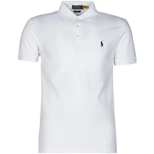 Polo Ralph Lauren POLO CINTRE SLIM FIT EN COTON STRETCH MESH LOGO PONY PLAYER Bijela