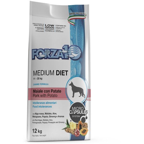 Forza10 Diet Dog Forza 10 Medium Diet Low Grain sa svinjetinom - 2 x 12 kg Slike