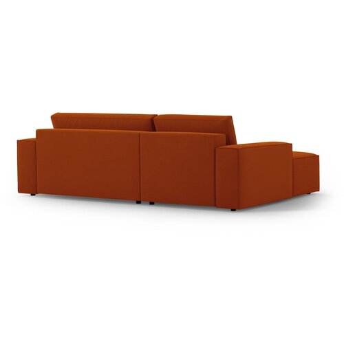 Micadoni Opečnato oranžna raztegljiva kotna sedežna garnitura (levi kot) Jodie &amp;ndash; Home Slike