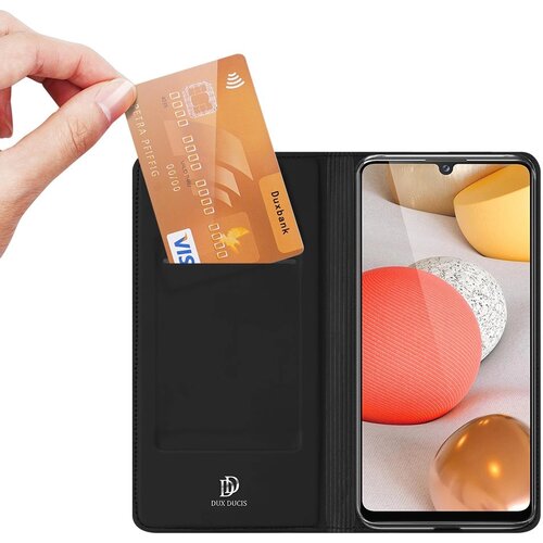 Etui ovitek Skin Pro Bookcase za Samsung Galaxy A42 5G črn Slike