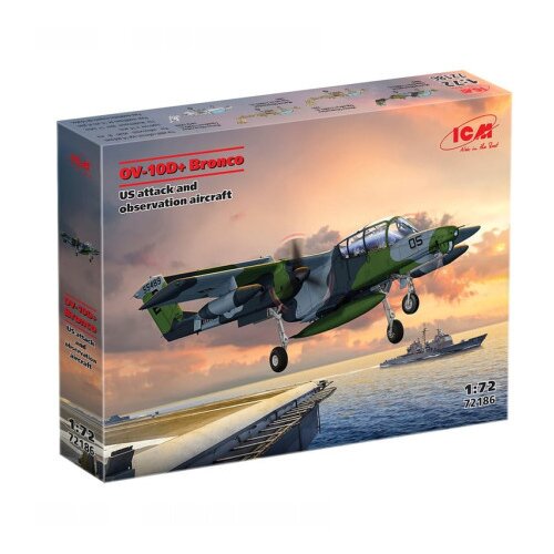 ICM Model Kit Aircraft - OV-10D+ Bronco US Attack And Observation Aircraft 1:72 ( 060909 ) Cene