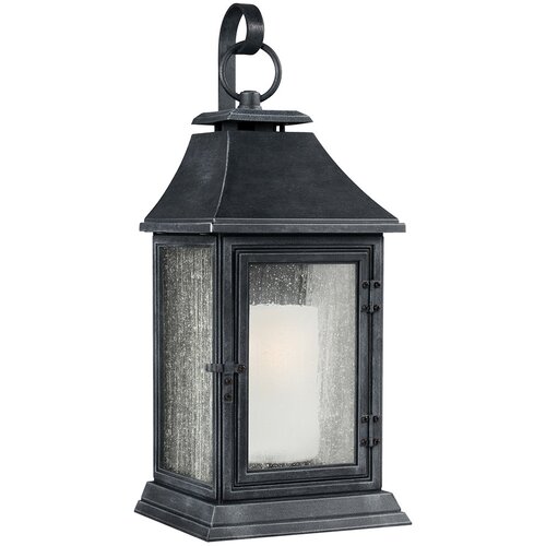 Elstead Lighting Elstead Shepherd 1 velika zunanja stenska svetilka, obstojna pocinkana, IP44, E27, (22099938) Cene