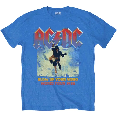 ACDC Košulja Blow Up Your Video Unisex Blue 2XL