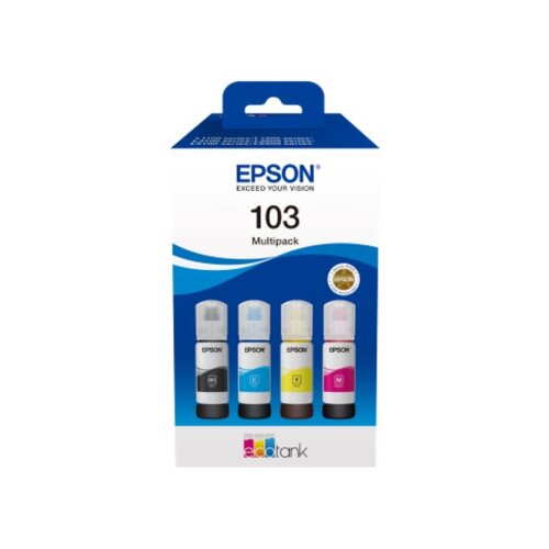 Epson 103 (C13T00S64A) BK/C/Y/M, komplet črnil Slike