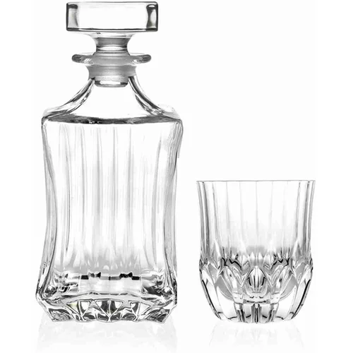 RCR set za whiskey Adagio Eco Luxion, 7-delni, kristalno steklo
