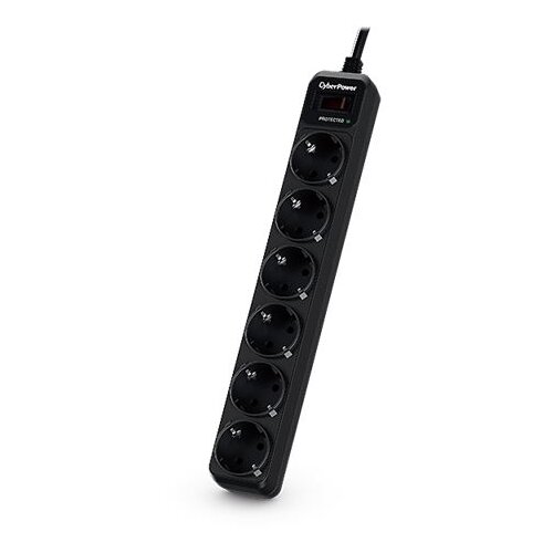 Cyberpower produžni kabl sa prenaponskom zaštitom,B0620SC0,6xšuko/1,8m Cene