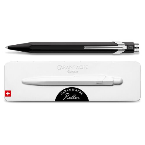 CARAN D&amp;#039;ACHE Roller olovka 849 Classic slim pakovanje black Slike