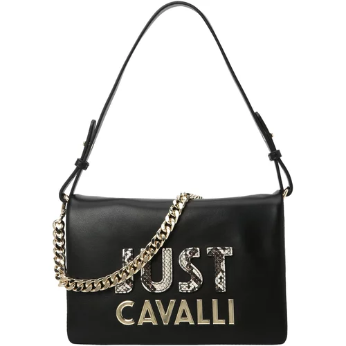 Just Cavalli Ručna torbica bež / zlatna / crna