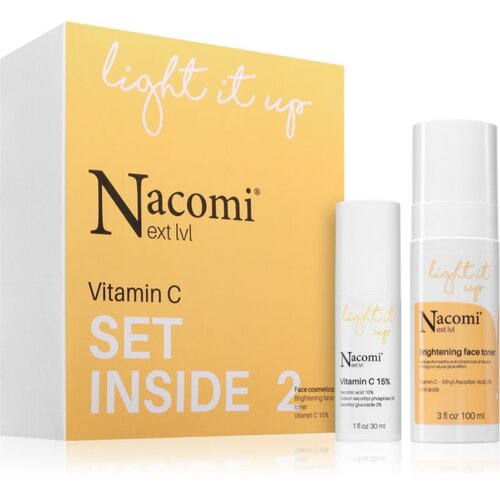 Nacomi Next Level Light It Up darilni set z vitaminom C Cene