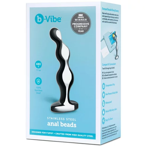 b-Vibe STAINLESS STEEL ANAL BEADS