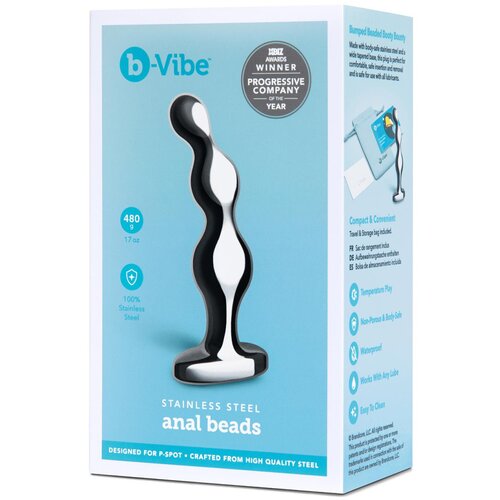 B-Vibe STAINLESS STEEL ANAL BEADS Slike