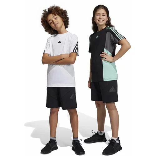 Adidas Otroške kratke hlače U FI LOGO črna barva