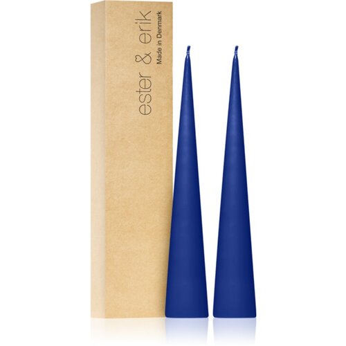 ester & erik cone candles cornflower (no. 48) sveča 2x25 cm Cene