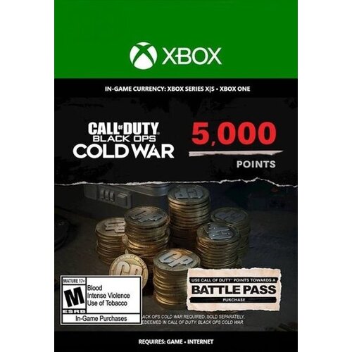  5,000 call of duty: black ops cold war points xbox live key global Cene