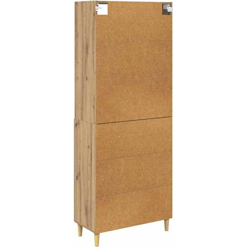  Highboard Umjetnički hrast 69,5 x 34 x 180 cm Konstruirano drvo Slike