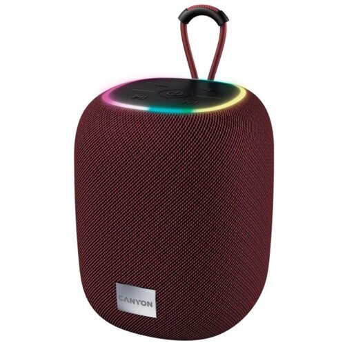 Canyon BSP-8, bluetooth speaker, bt V5.2, bluetrum AB5362B, tf card support, type-c usb port, 1800mAh polymer battery, max power 10W, red, CNE-CBTSP8R Slike