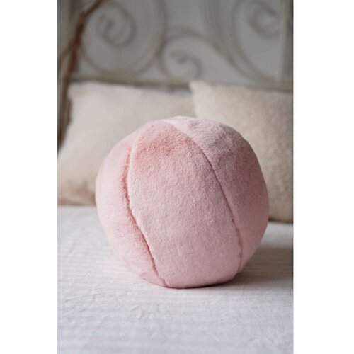 Mioli Decor Ukrasni jastuk Pelus Top, 25x25x25 cm, Svetlorozi Slike