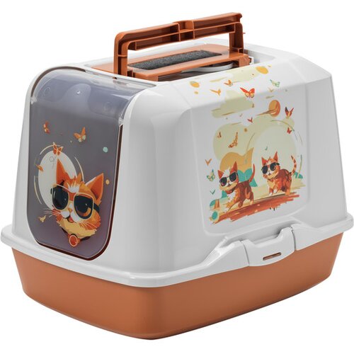 Moderna Toalet za mačke Trendy Cat Indy &amp;amp; Louise, 57cm, Braon Slike
