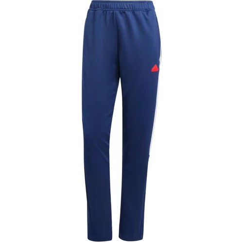 ADIDAS SPORTSWEAR Sportske hlače 'Tiro' tamno plava / crvena / bijela