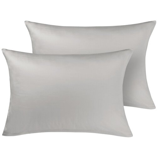 Svilanit 2 delni set prevleka za vzglavnik Luxe Sateen, 60x80, siva Slike