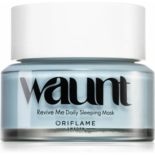Oriflame Waunt Revive Me nočna maska za obnovo kože za vse tipe kože, vključno z občutljivo kožo 50 ml